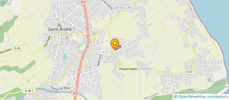 localisation de l'entreprise CAPRICES GOURMANDS à SAINT-ANDRE
