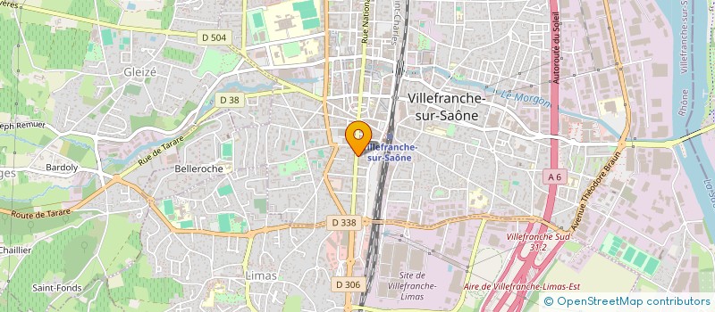 localisation de l'entreprise CAPRICHO à VILLEFRANCHE-SUR-SAONE