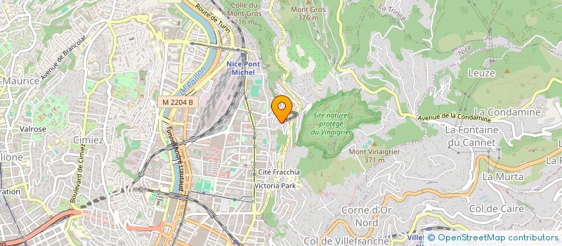 localisation de l'entreprise CAPRICIEUX à NICE