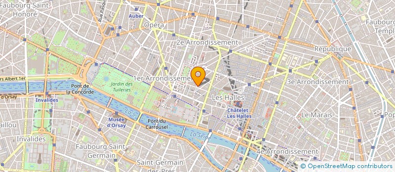 localisation de l'entreprise CAPRICIF à PARIS