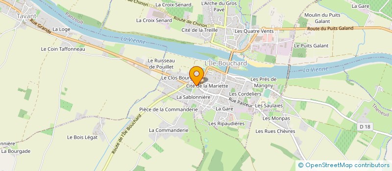 localisation de l'entreprise CAPRICORN FILMS à L'ILE-BOUCHARD