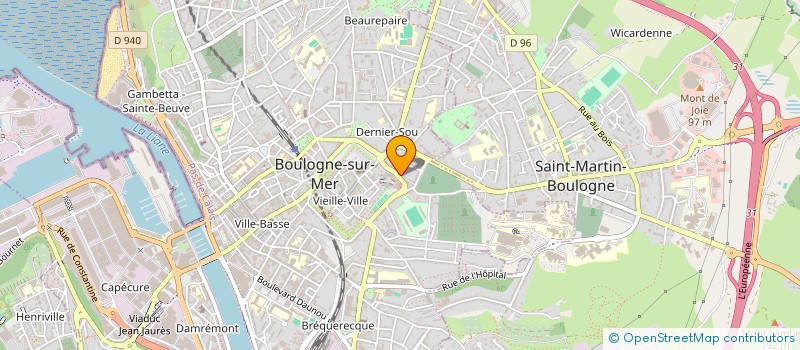 localisation de l'entreprise CAPRICORNE DIFFUSION à BOULOGNE SUR MER