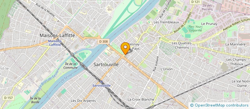 localisation de l'entreprise CAPRICORNE DOUMER  ORGEVAL