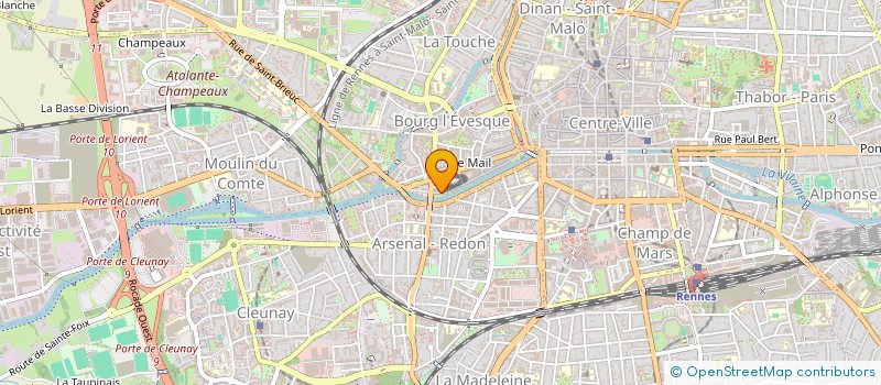 localisation de l'entreprise CAPRICORNE SC  RENNES