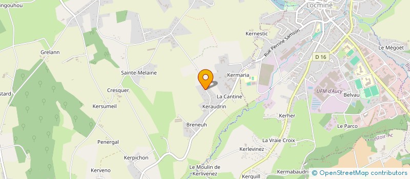 localisation de l'entreprise CAPRICORNES  PLUMELIN