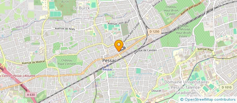 localisation de l'entreprise CAPRILE à PESSAC