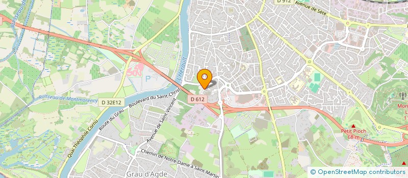 localisation de l'entreprise CAPRILION  AGDE