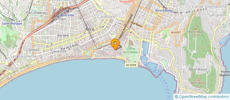localisation de l'entreprise CAPRIOGLIO SAS à NICE