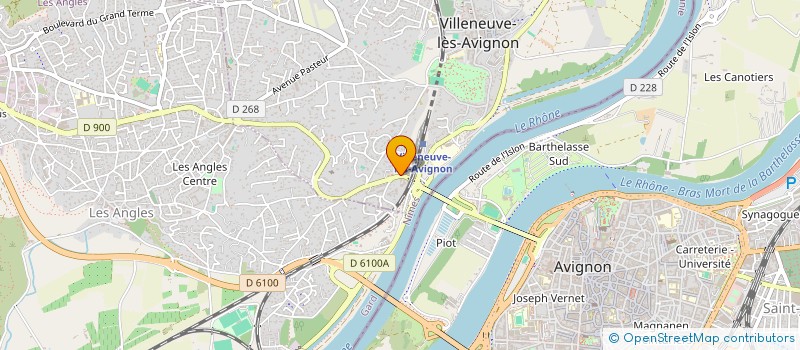 localisation de l'entreprise CAPRIOLI BORDIN à VILLENEUVE-LES-AVIGNON