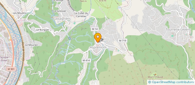 localisation de l'entreprise CAPRISCE  ASPREMONT