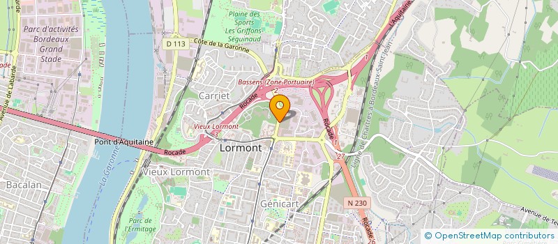 localisation de l'entreprise CAPRISOL SARL à LORMONT