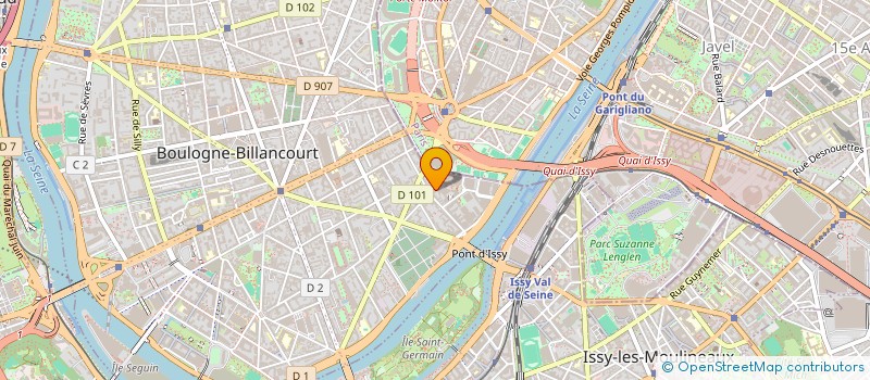 localisation de l'entreprise CAPRISSONS à BOULOGNE-BILLANCOURT