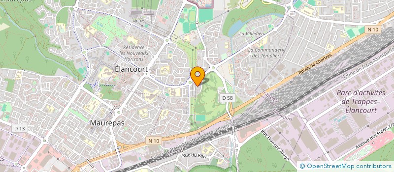 localisation de l'entreprise CAPROBAT à ELANCOURT