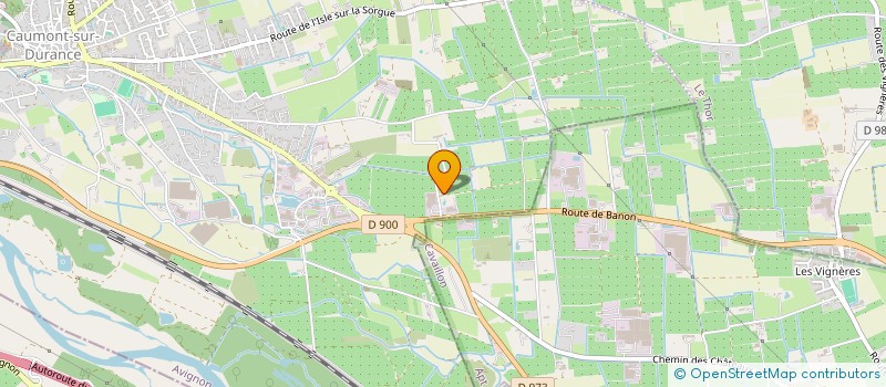 localisation de l'entreprise CAPROCO VERGERS D'EUROPE  CAUMONT-SUR-DURANCE