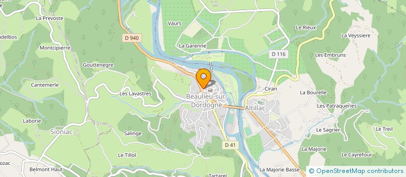 localisation de l'entreprise CAPRON  BEAULIEU-SUR-DORDOGNE