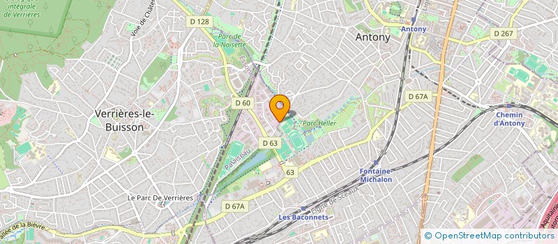 localisation de l'entreprise CAPRON HOLDING à VERRIERES-LE-BUISSON