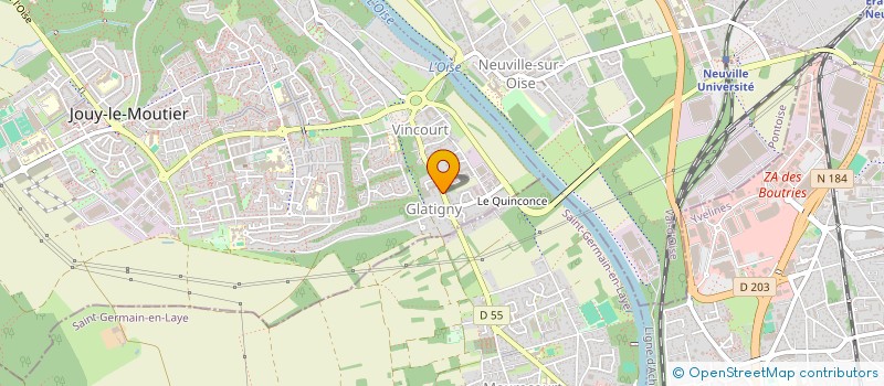 localisation de l'entreprise CAPRON TELECOMMUNICATIONS  JOUY-LE-MOUTIER