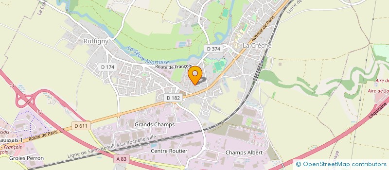 localisation de l'entreprise CAPROSARIO  LA CRECHE