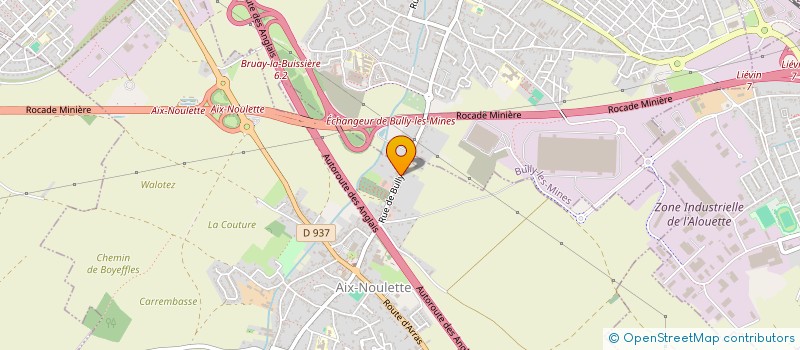 localisation de l'entreprise CAPS 21 SA à AIX-NOULETTE