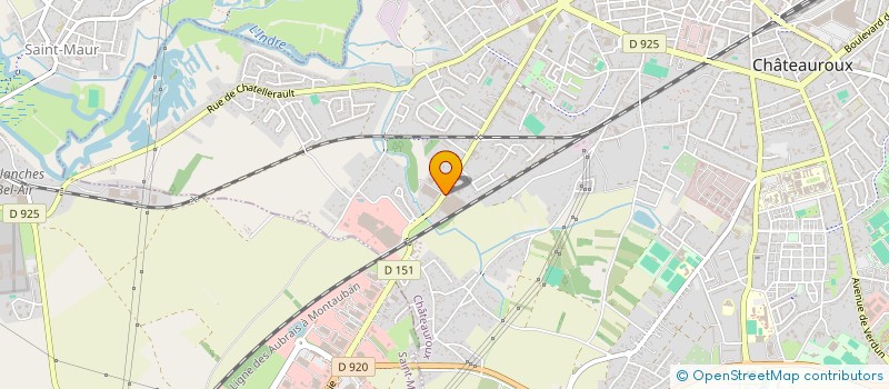 localisation de l'entreprise CAPS AUTO à CHATEAUROUX