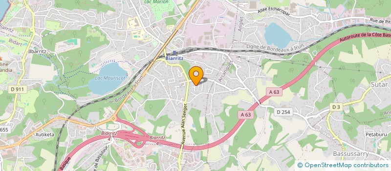 localisation de l'entreprise CAPS BEER à BIARRITZ