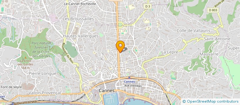 localisation de l'entreprise CAPS CANNES à CANNES