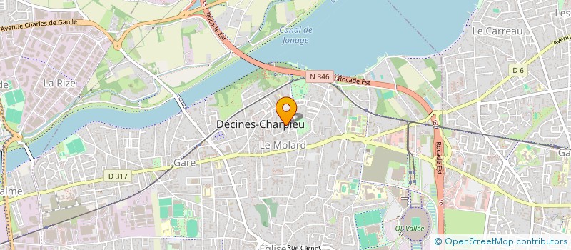 localisation de l'entreprise CAPS DISTRIBUTION  DECINES-CHARPIEU