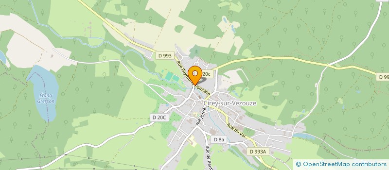 localisation de l'entreprise CAPS EPC CIREY à CIREY-SUR-VEZOUZE