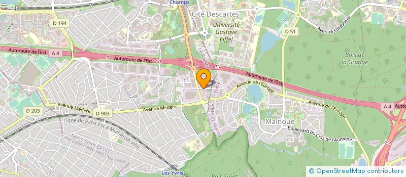 localisation de l'entreprise CAPS GYM  EMERAINVILLE