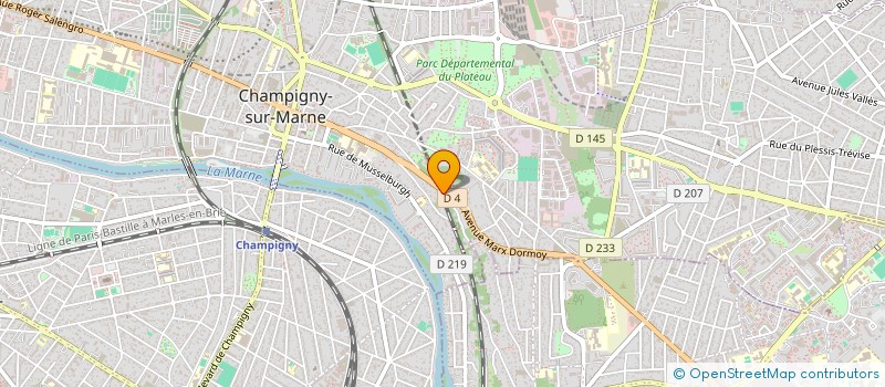 localisation de l'entreprise CAPS HELBERT à CHAMPIGNY-SUR-MARNE