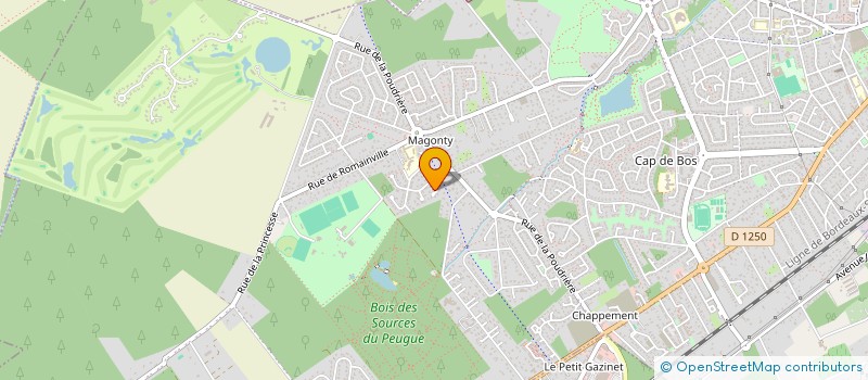 localisation de l'entreprise CAPS IMMO à PESSAC