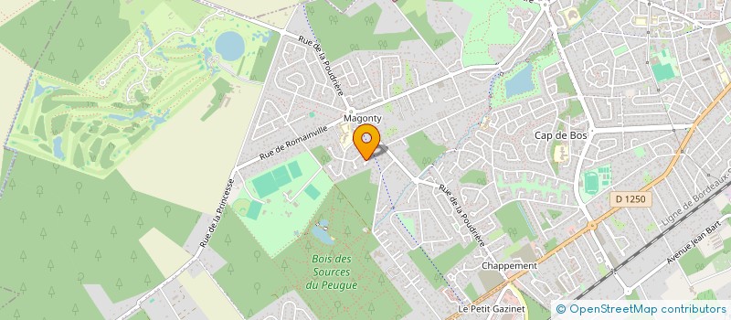 localisation de l'entreprise CAPS IMMO P  PESSAC