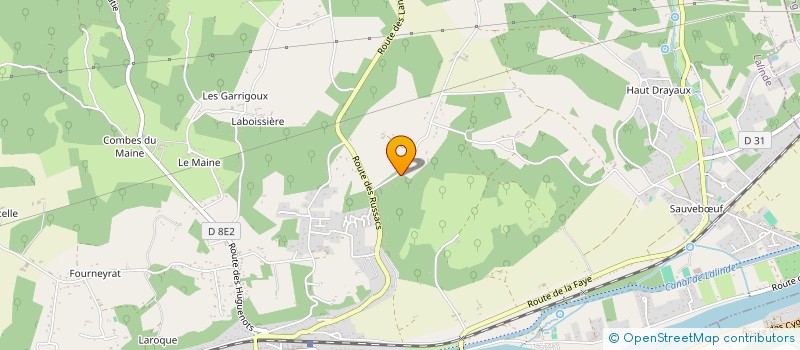 localisation de l'entreprise CAPSALOU  LALINDE