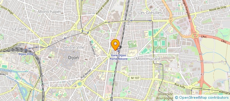 localisation de l'entreprise CAPSANTE TALANT  DIJON