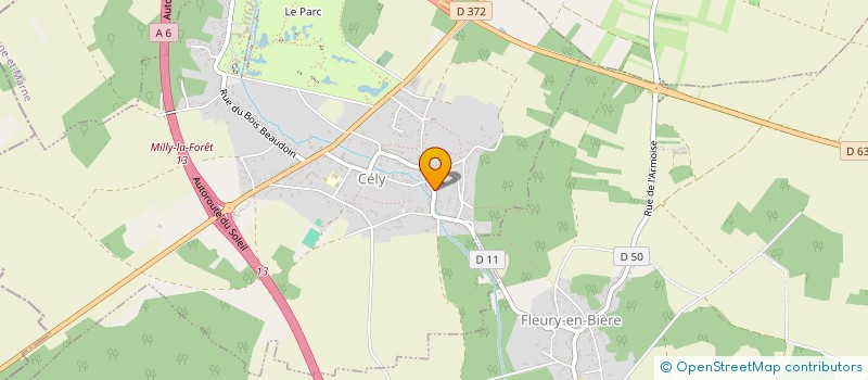 localisation de l'entreprise CAPSCENE77  CELY