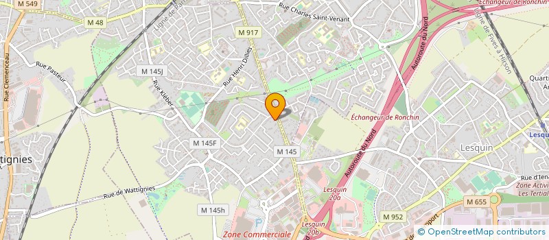 localisation de l'entreprise CAPSEM CATRY à FACHES-THUMESNIL
