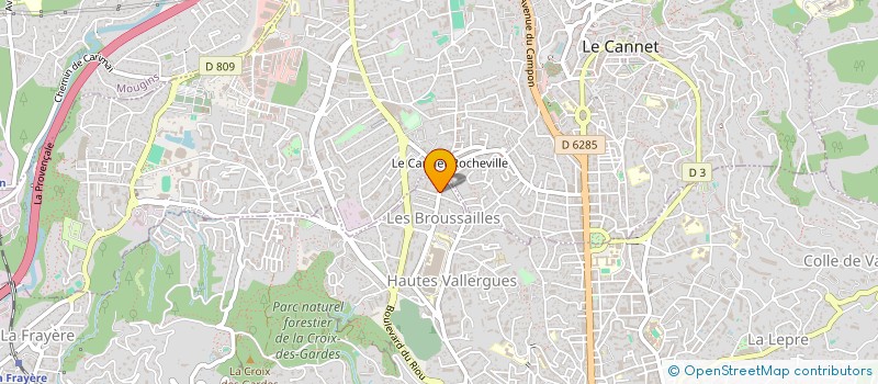 localisation de l'entreprise CAPSEN à CANNES