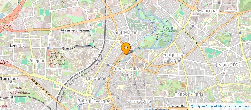 localisation de l'entreprise CAPSERVICE à RENNES