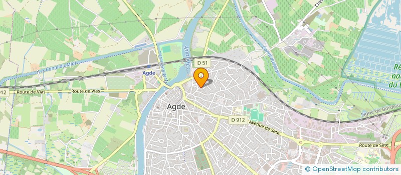 localisation de l'entreprise CAPSEYES  AGDE