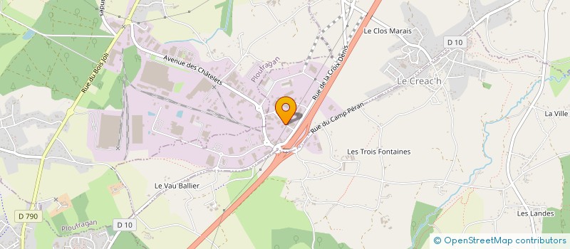 localisation de l'entreprise CAPSIBE à TREGUEUX