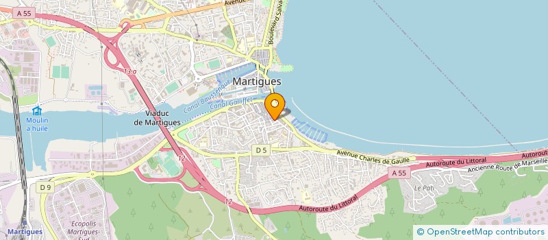 localisation de l'entreprise CAPSICUM SOLUTIONS PATRIMONIALES à MARTIGUES