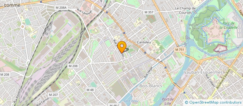 localisation de l'entreprise CAPSIM à LILLE