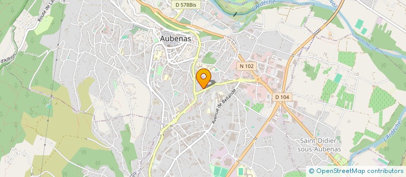 localisation de l'entreprise CAPSIS CONSEIL à AUBENAS