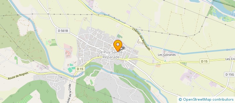 localisation de l'entreprise CAPSLOG à LE PUY-SAINTE-REPARADE