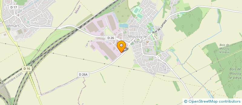 localisation de l'entreprise CAPSMED  MOUSSY-LE-NEUF