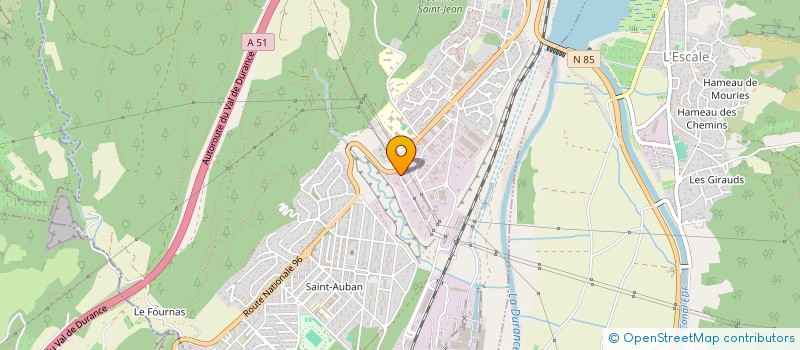 localisation de l'entreprise CAPSO  CHATEAU-ARNOUX-SAINT-AUBAN