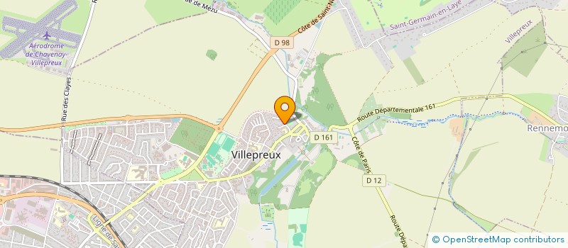 localisation de l'entreprise CAPSOLIMMO  VILLEPREUX