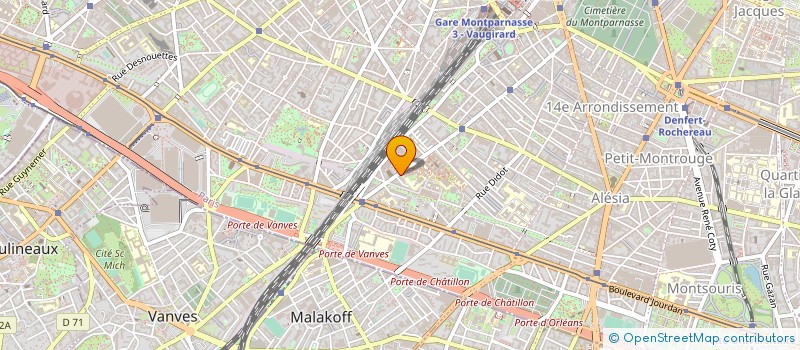 localisation de l'entreprise CAPSPORT à PARIS
