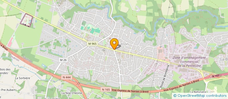 localisation de l'entreprise CAPSTA à SAUTRON