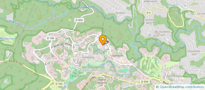 localisation de l'entreprise CAPSTAN COTE D AZUR  VALBONNE